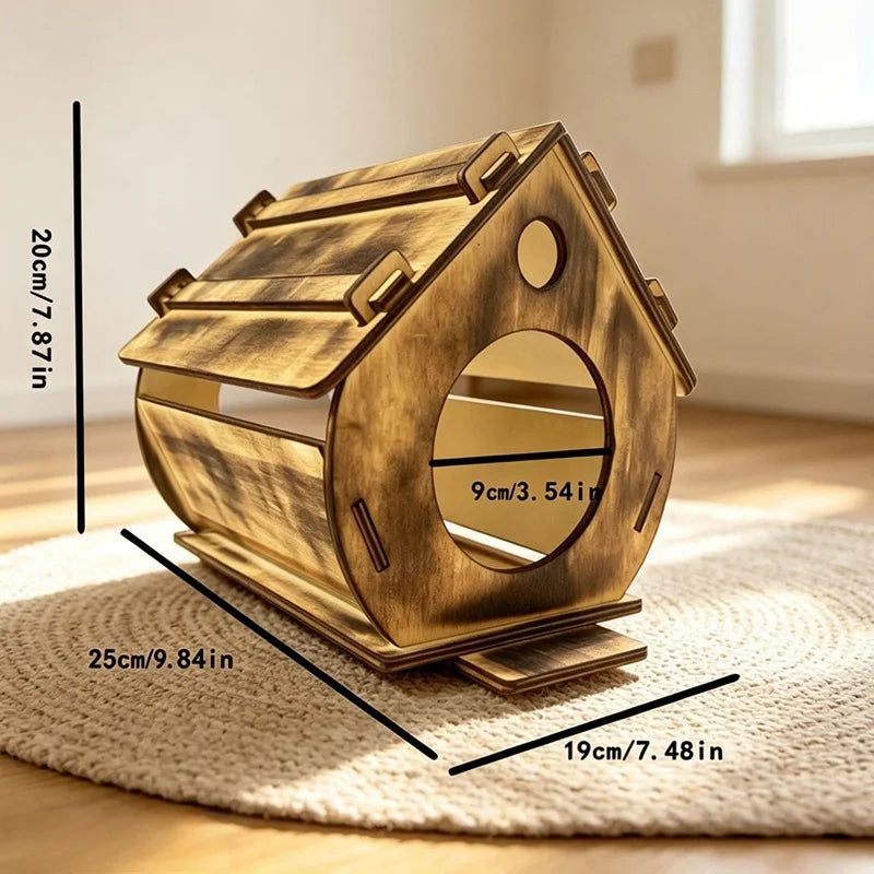 DIY Wooden Hanging Bird Feeder House - alternate view 6