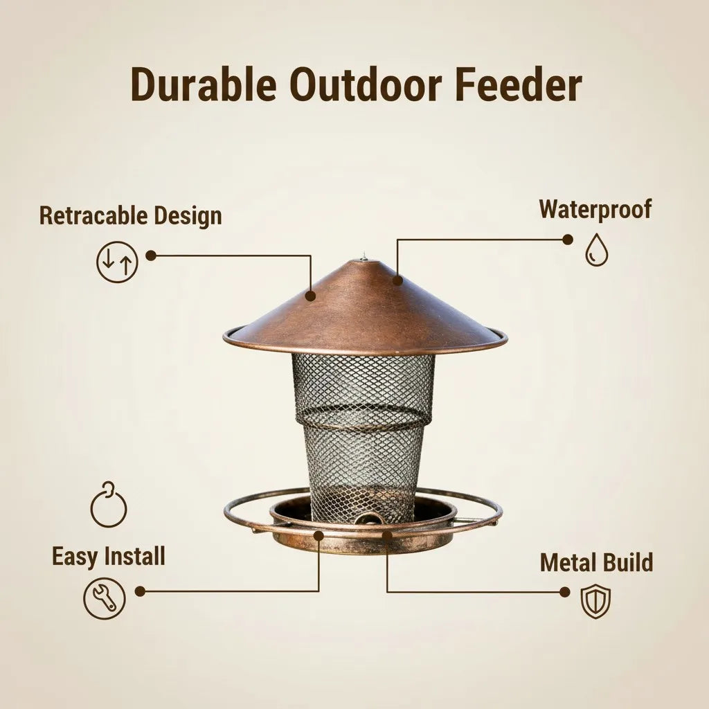 Large-Capacity Hanging Bird Feeder - alternate view 6