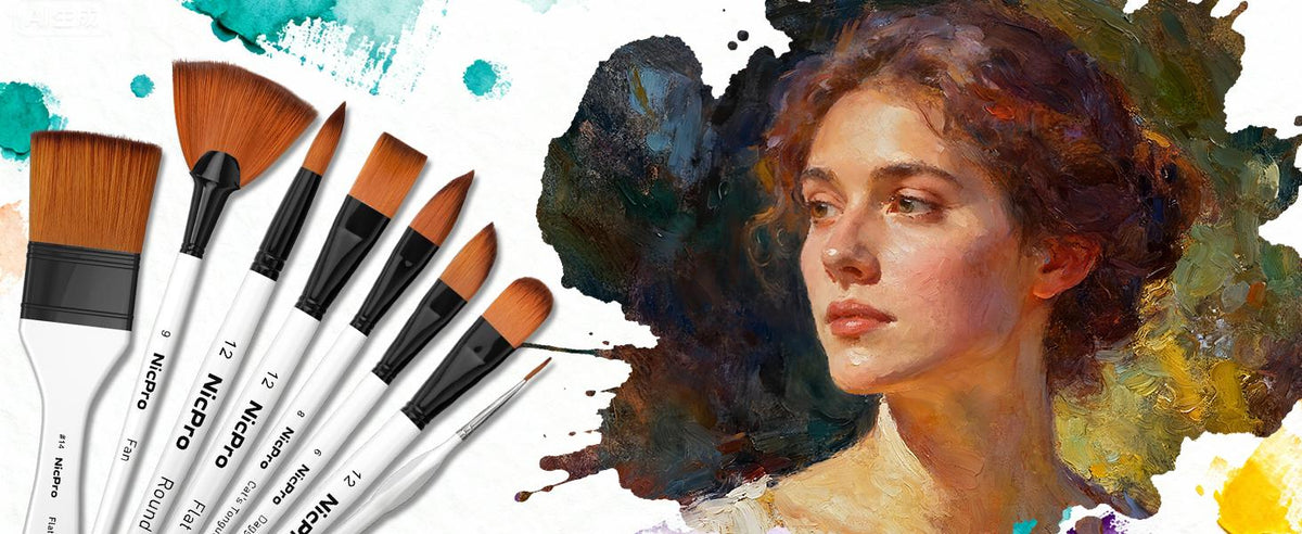 40 Piece Professional Paint Brush Set with Palette Knife — detail view 15
