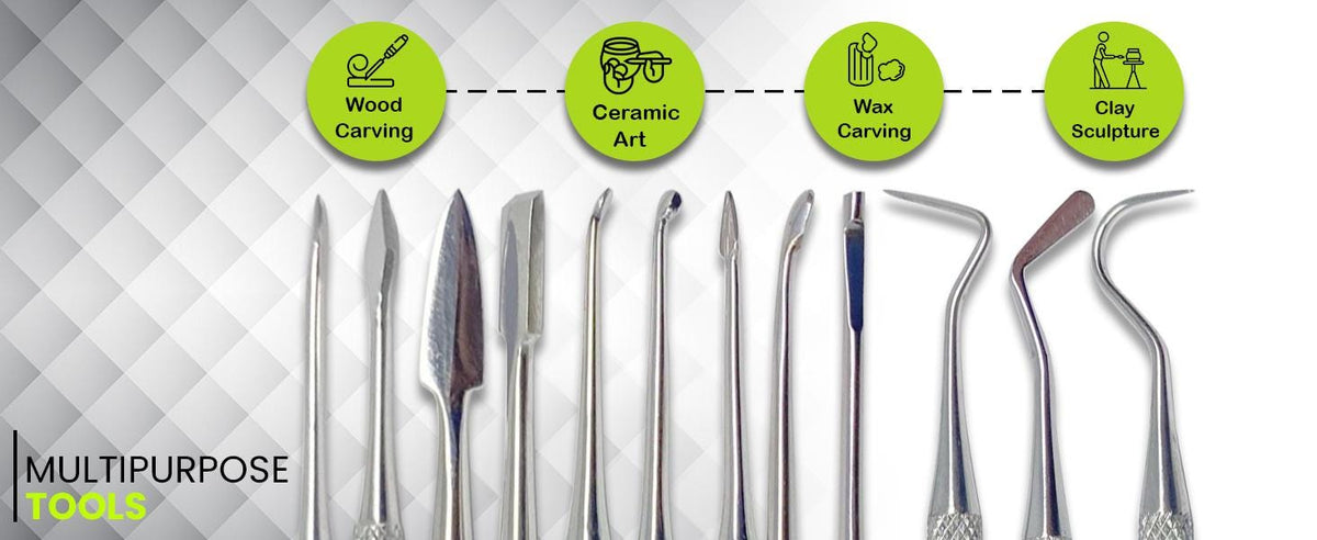 Double-Sided Wax and Clay Sculpting Tools — detail view 11