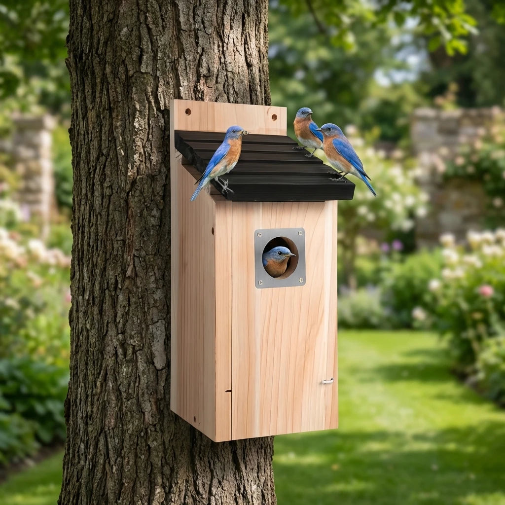 Cedar Outdoor Birdhouse Kit - alternate view 3
