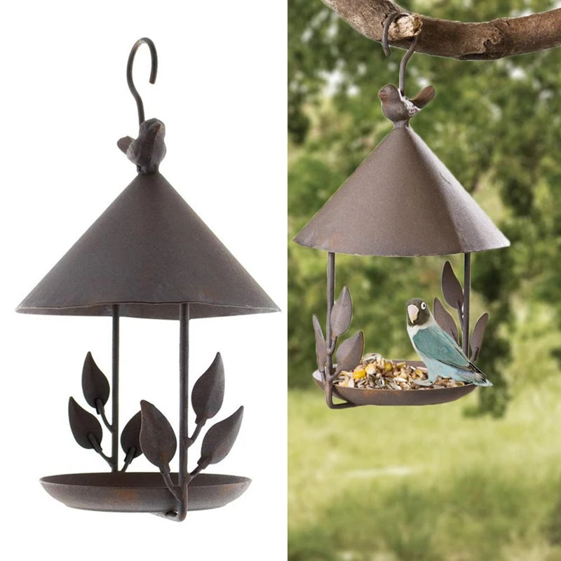 Decorative Iron Hanging Bird Feeder - alternate view 2