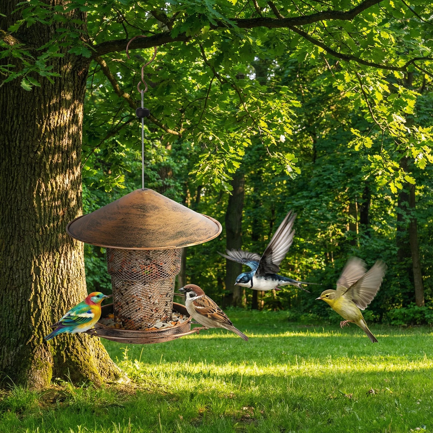 Large-Capacity Hanging Bird Feeder - alternate view 4