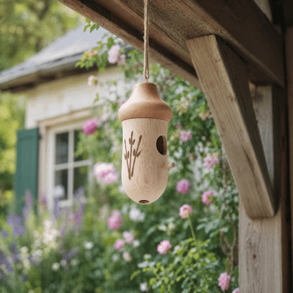 Mini Pine Birdhouses, 5 Styles - alternate view 5