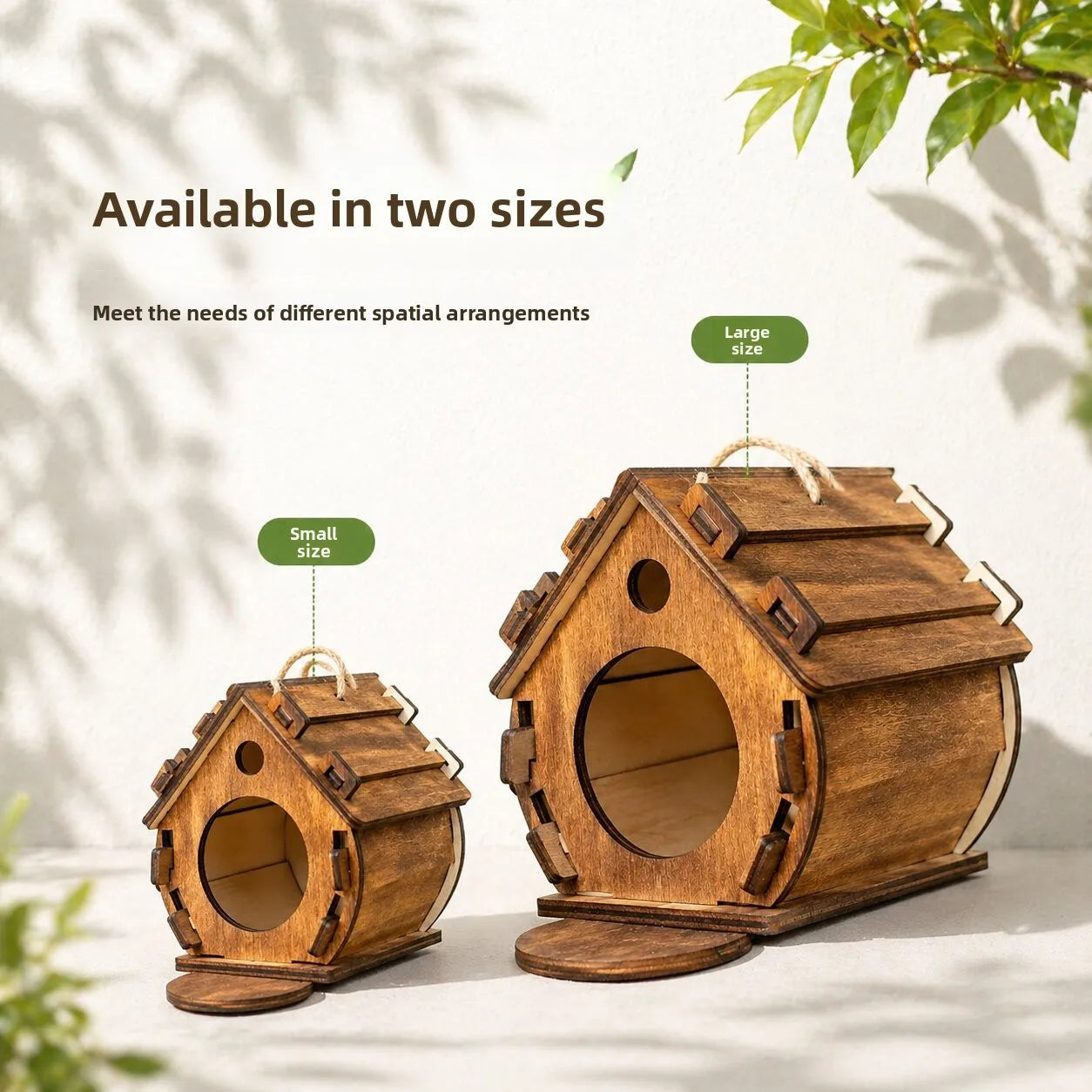 DIY Wooden Hanging Bird Feeder House - alternate view 4