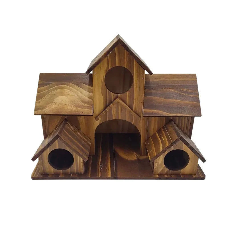 Large Wooden Garden Birdhouse, 2 Finishes - alternate view 7
