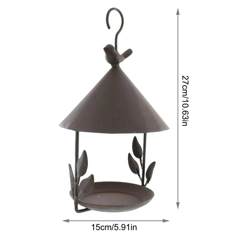 Decorative Iron Hanging Bird Feeder - alternate view 3