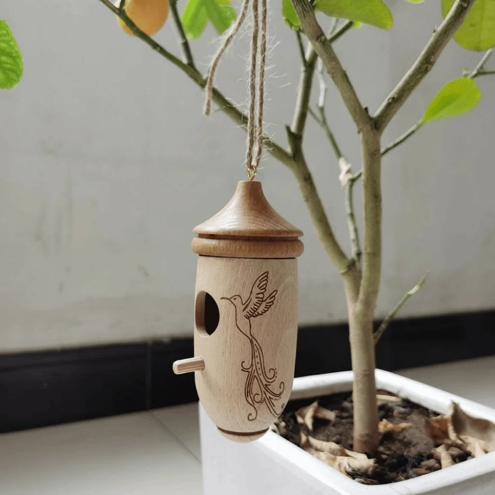 Mini Pine Birdhouses, 5 Styles - alternate view 4