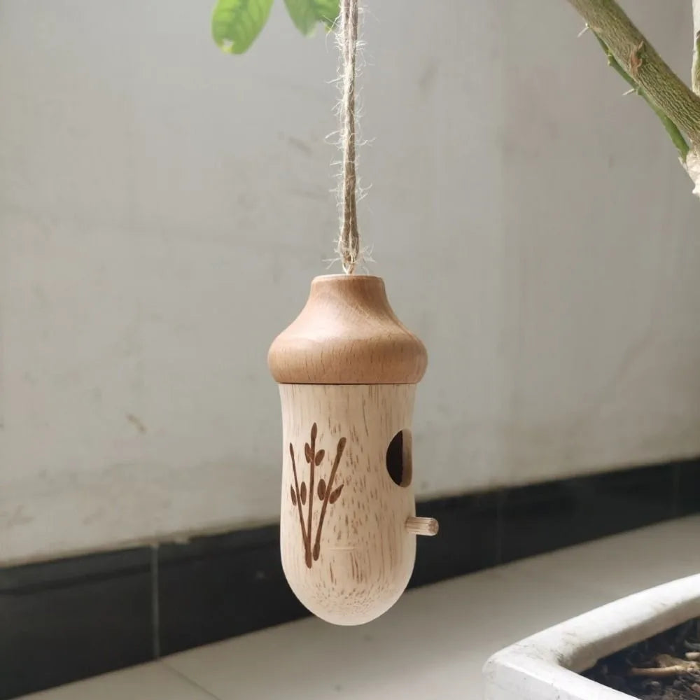 Mini Pine Birdhouses, 5 Styles