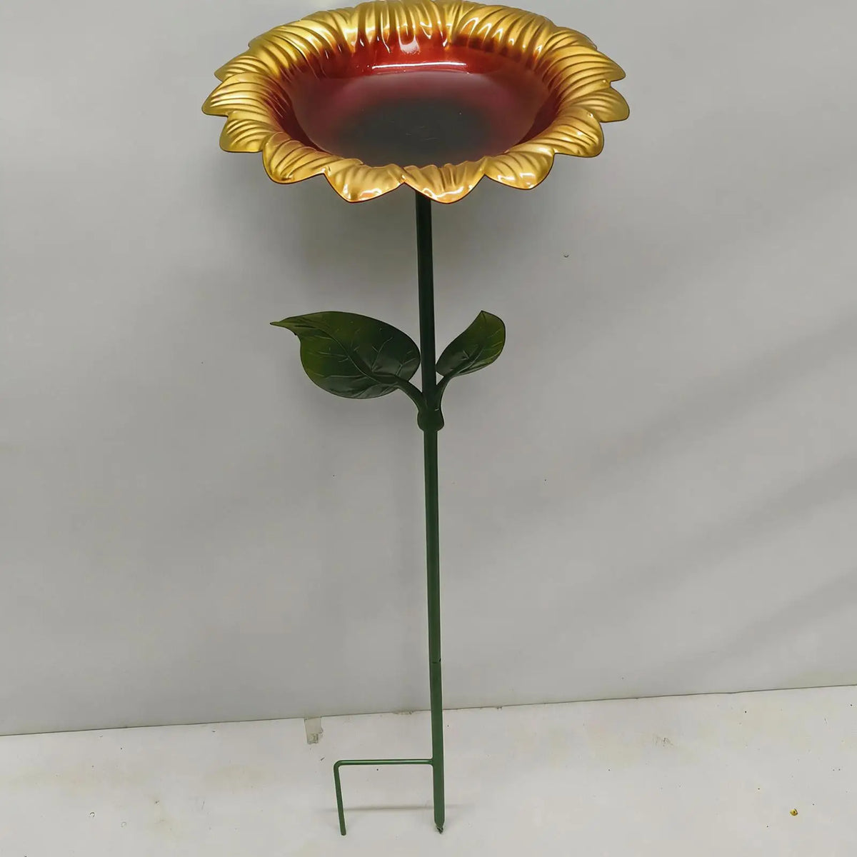 Sunflower Metal Bird Bath & Feeder - alternate view 3