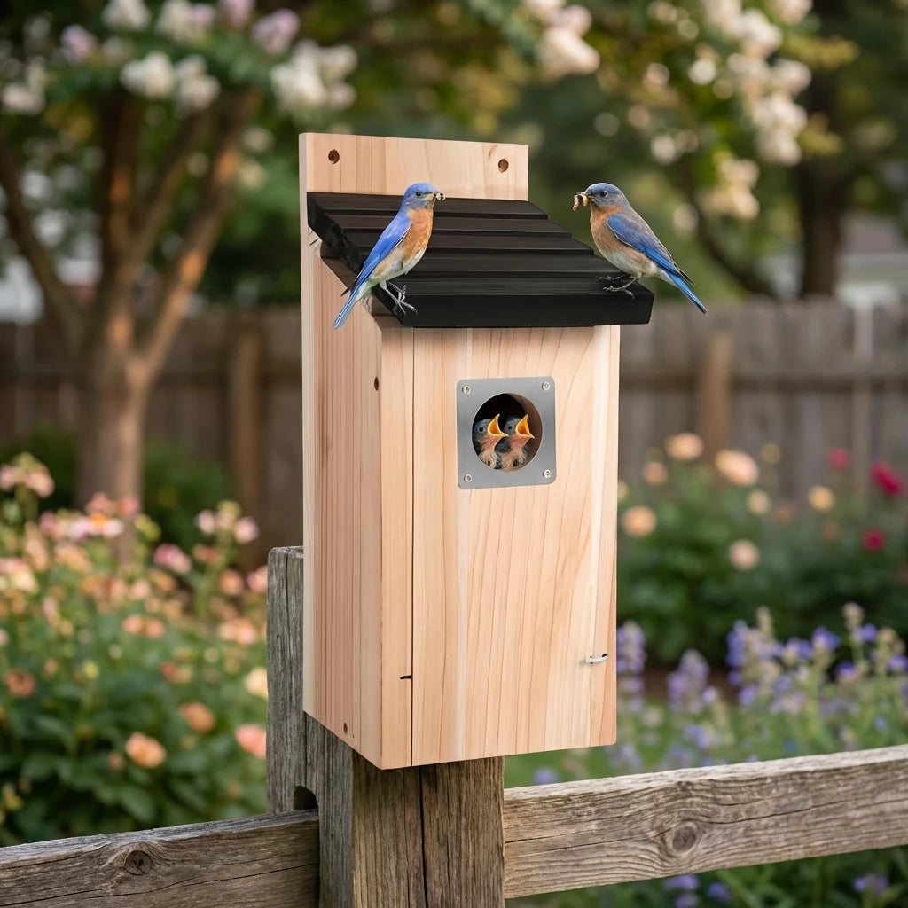 Cedar Outdoor Birdhouse Kit