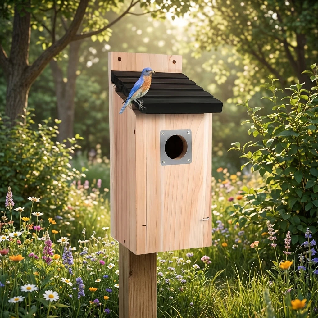 Cedar Outdoor Birdhouse Kit - alternate view 7