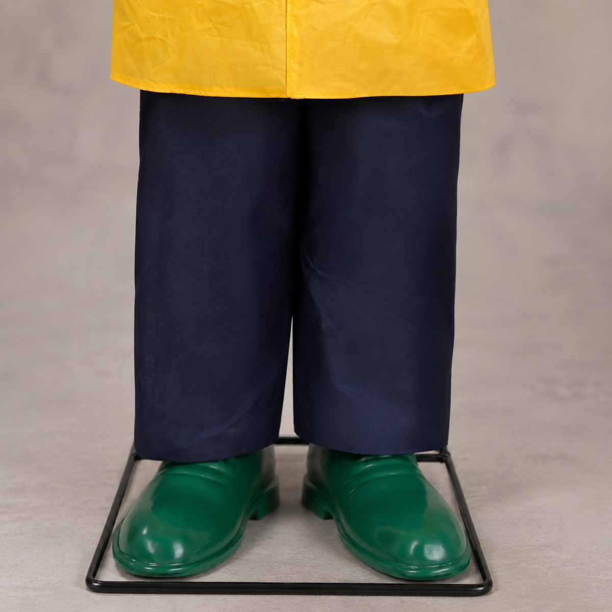 Yellow Raincoat Zombie Child with Red Balloon, 49 Inch Light Up Halloween Porch Decoration, product view 8