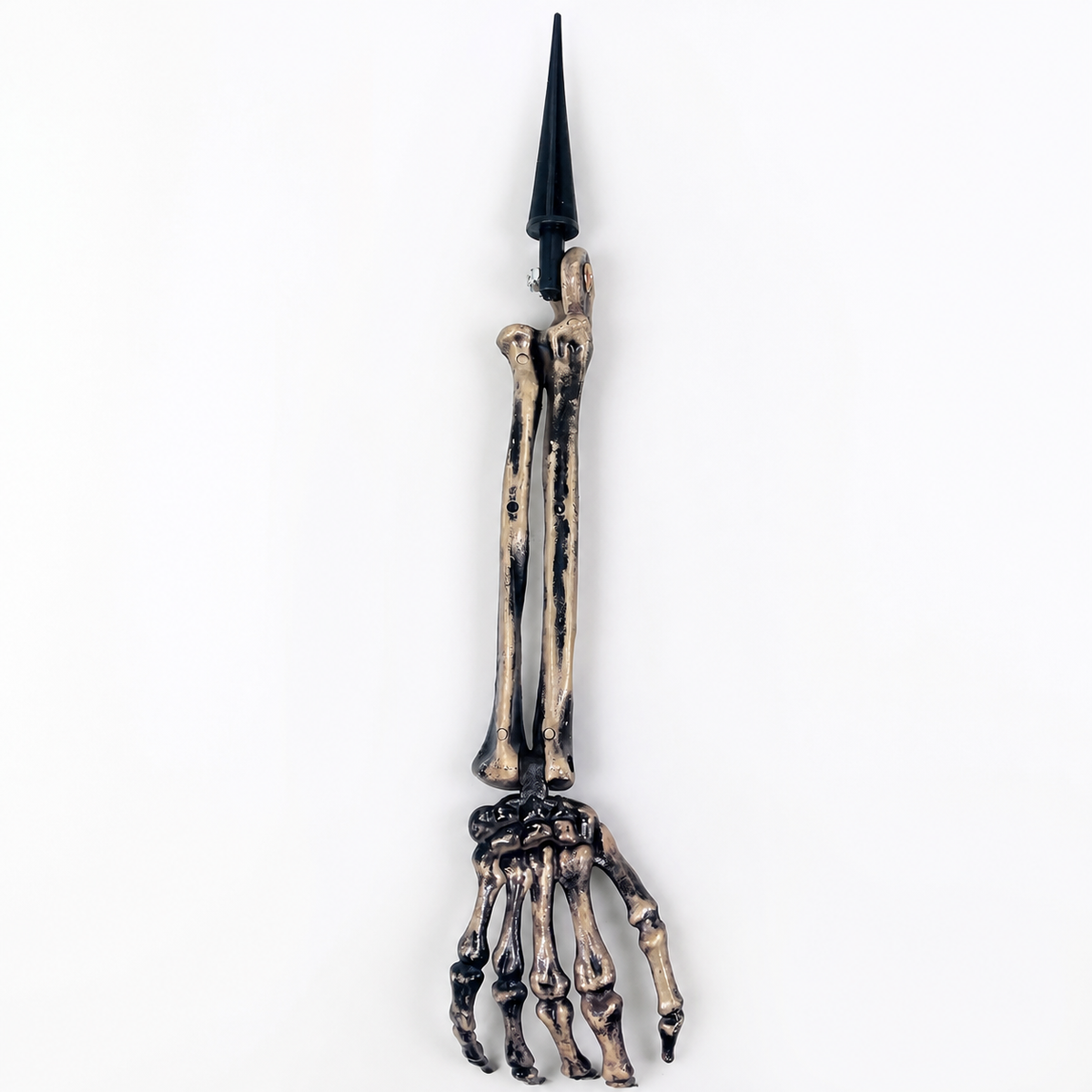 Beige Skeleton Skull and Two Arm Stakes, Halloween Groundbreaker Garden Decoration, product view 5