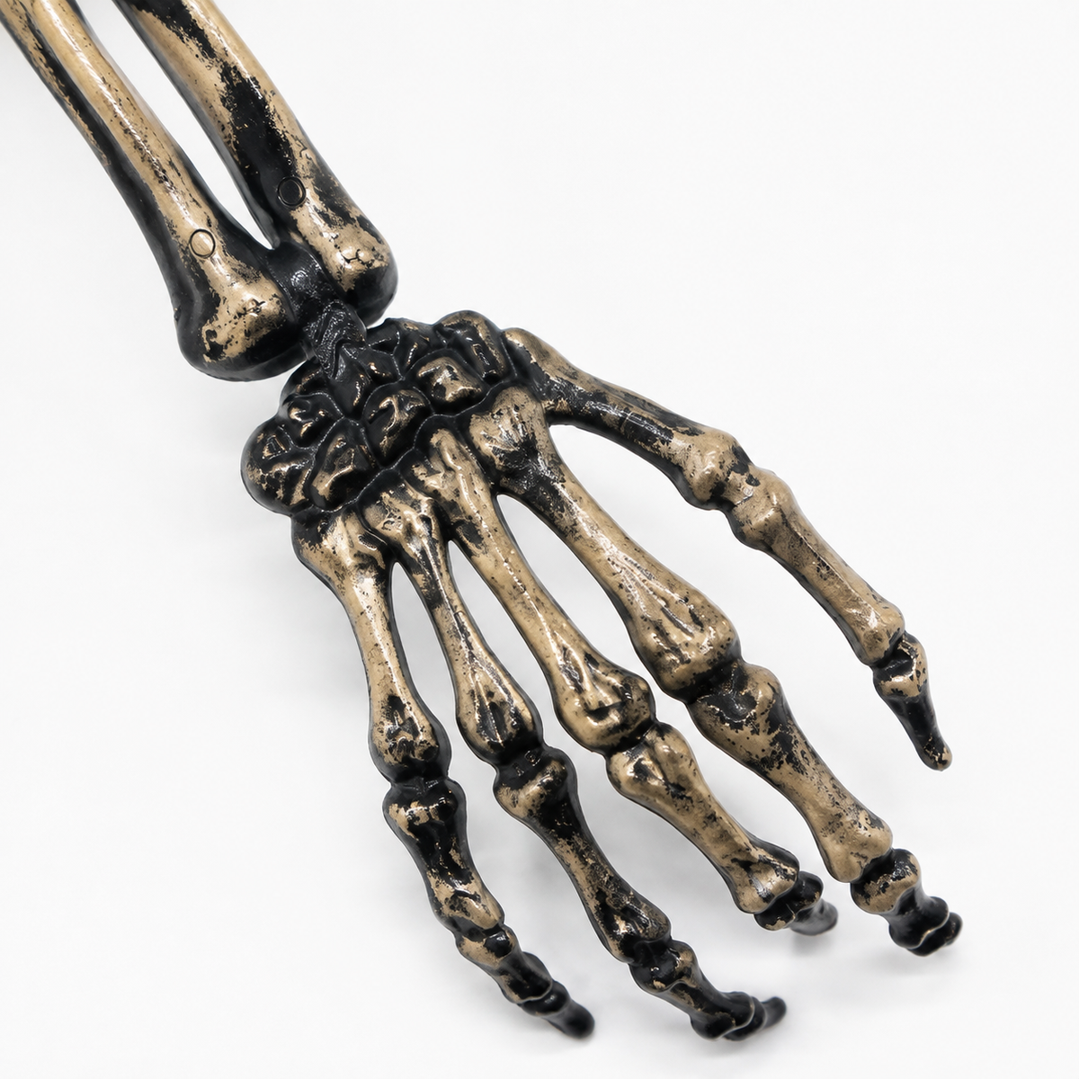 Beige Skeleton Skull and Two Arm Stakes, Halloween Groundbreaker Garden Decoration, product view 7
