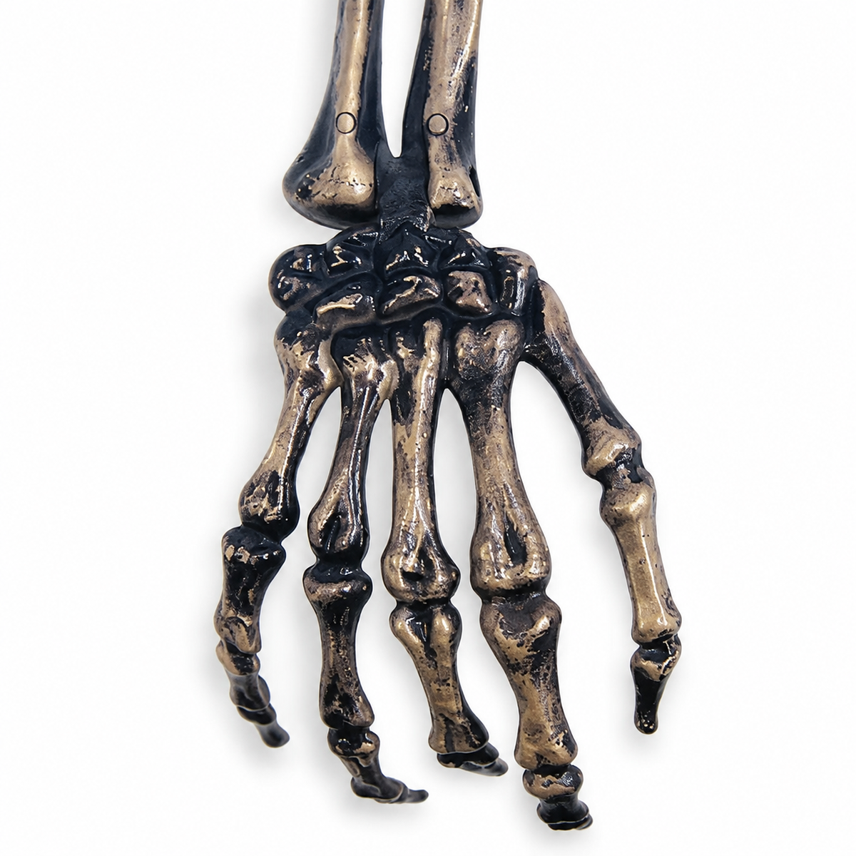 Beige Skeleton Skull and Two Arm Stakes, Halloween Groundbreaker Garden Decoration, product view 8