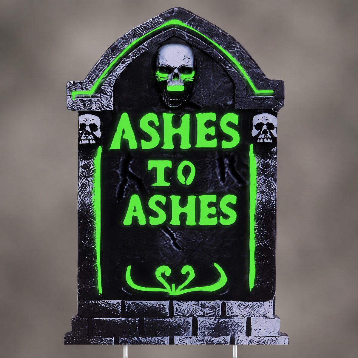 Set of 6 Glow in the Dark Tombstone Yard Signs with Stakes, Halloween Graveyard Decorations, product view 7