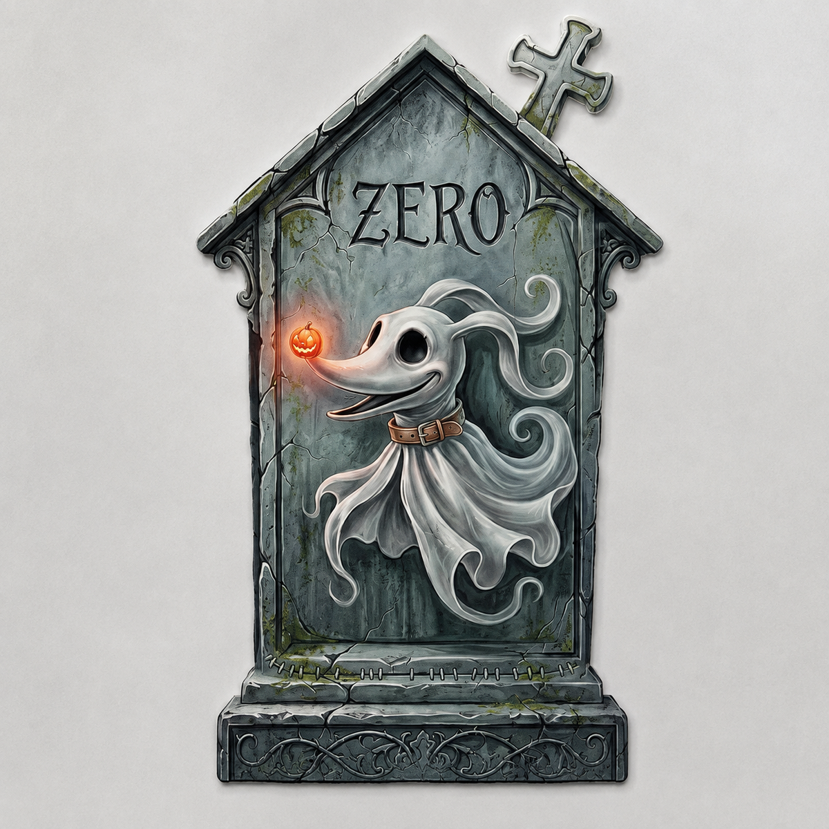 Set of 6 Printed Character Tombstone Yard Signs, 17 Inch Halloween Graveyard Decorations, product view 5