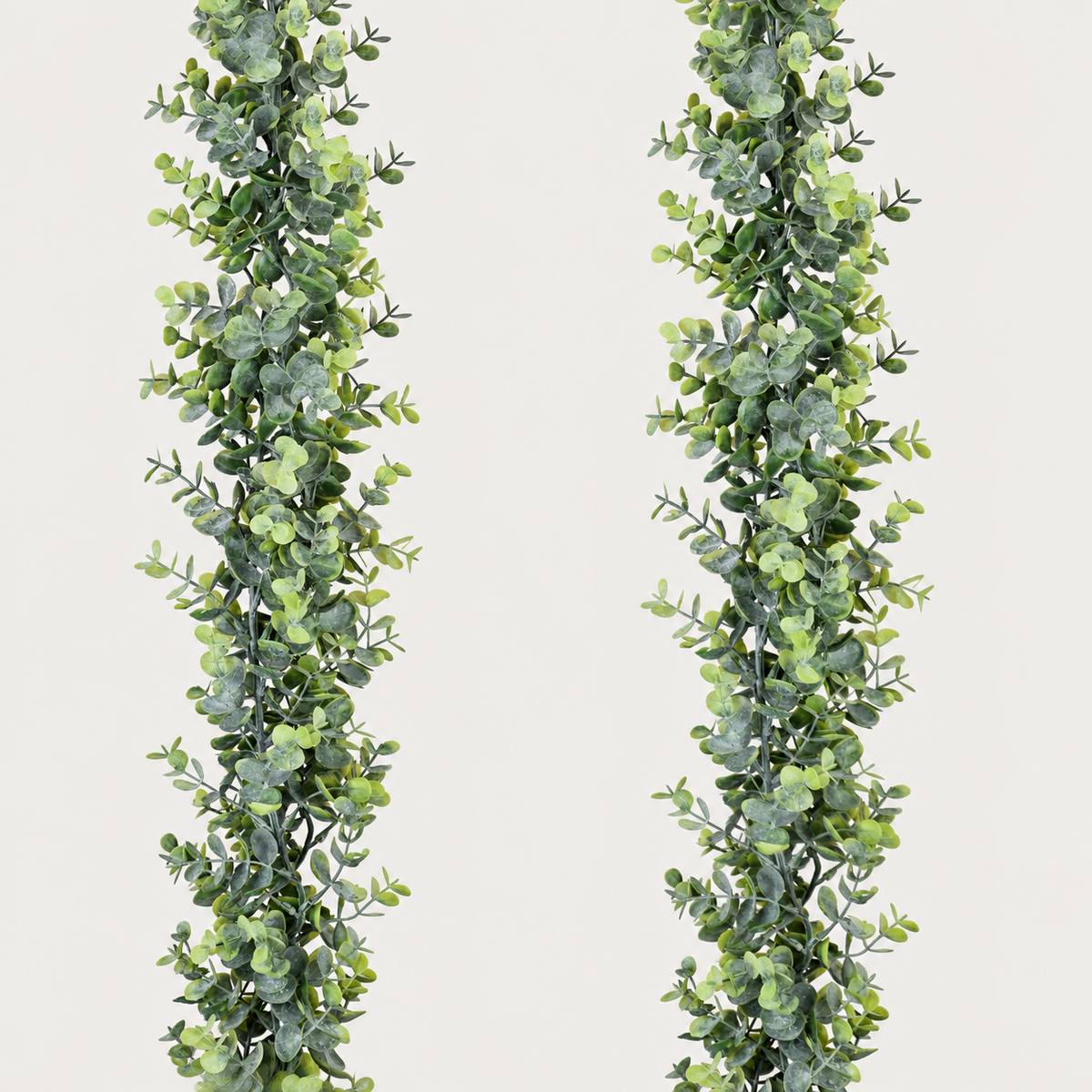 Two faux eucalyptus garlands, 6 ft each - product detail and inclusion view 05