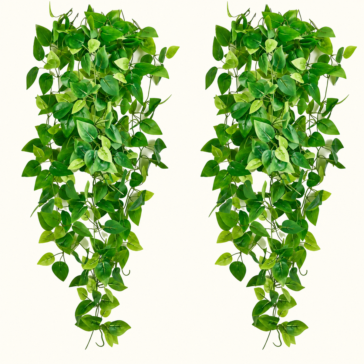 Two artificial trailing ivy bundles without pots - main product view