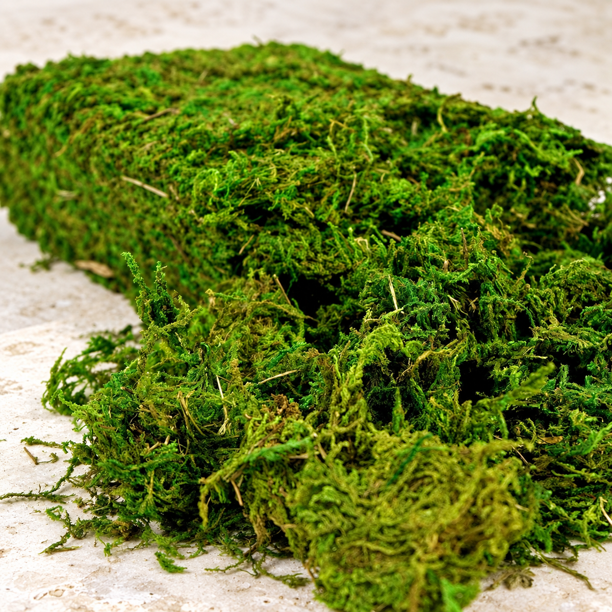 Fresh green artificial loose moss craft supply - product detail 03
