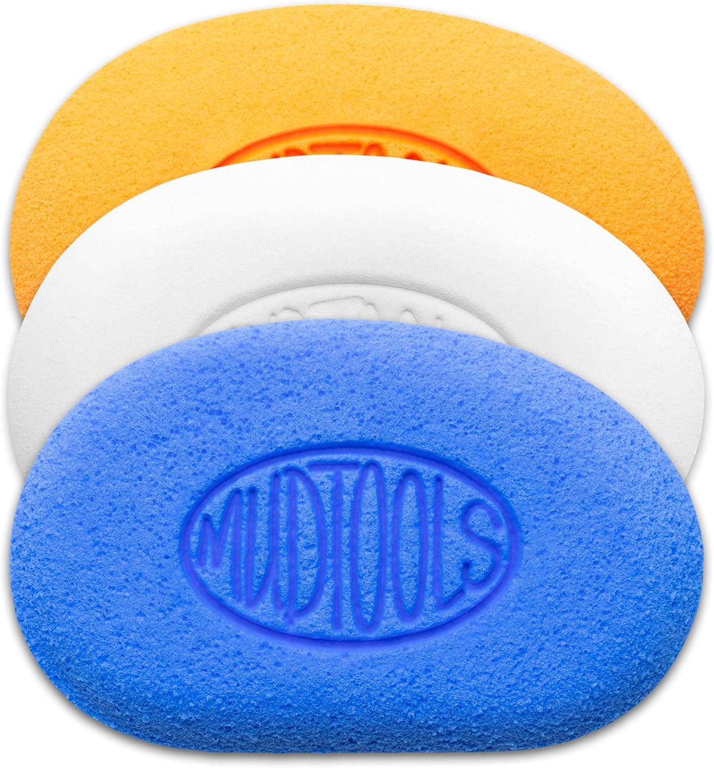 Pottery Sponge Set, Wheel Throwing, Hand Building, Finishing, Absorbent Mud Tools