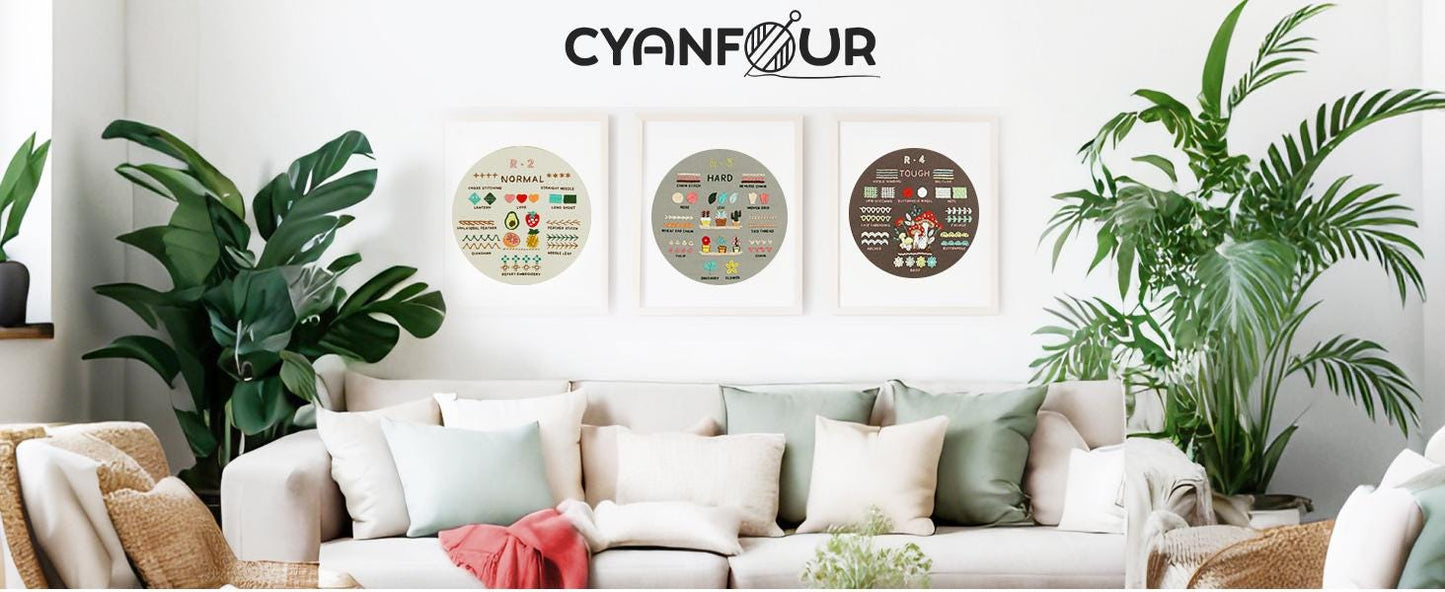 Beginner Embroidery Kit – Learn 38 Stitches with Video Tutorials (Complete Set)